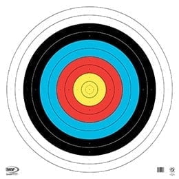 "Official World Archery/FITA Full-Color 10 Ring Archery Targets – 4 Pack"