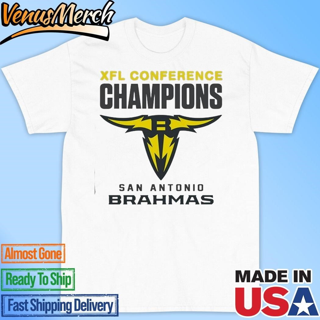Official Xfl Conference Champions San Antonio Brahmas 2024 Tshirt