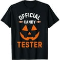 thumbnail image 1 of Official candy tester candy costume Funny Halloween 2025 T-Shirt, 1 of 3