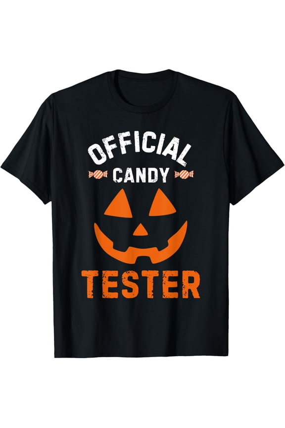 Official candy tester candy costume Funny Halloween 2025 T-Shirt