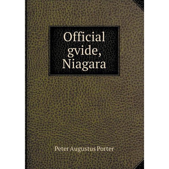 Official gvide, Niagara (Paperback)