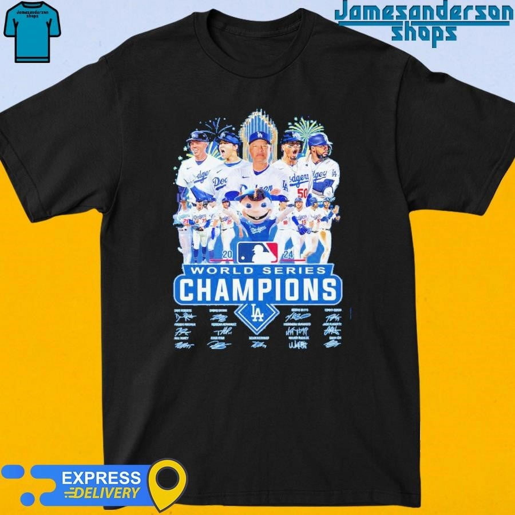 Officiallosangelesdodgers2024mlbchampionscelebratethewinin