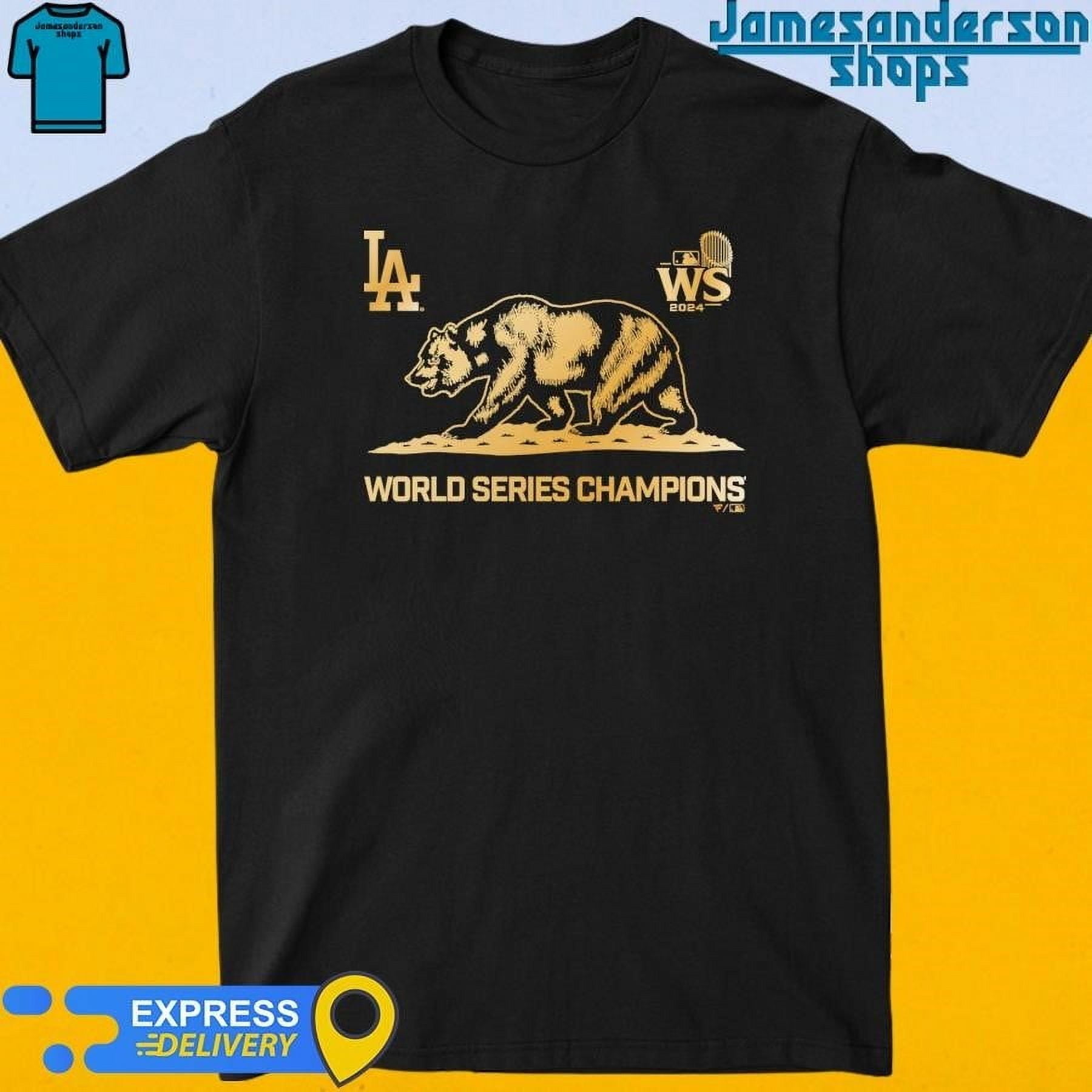 Officiallosangelesdodgerscalibear2024worldserieschampionst