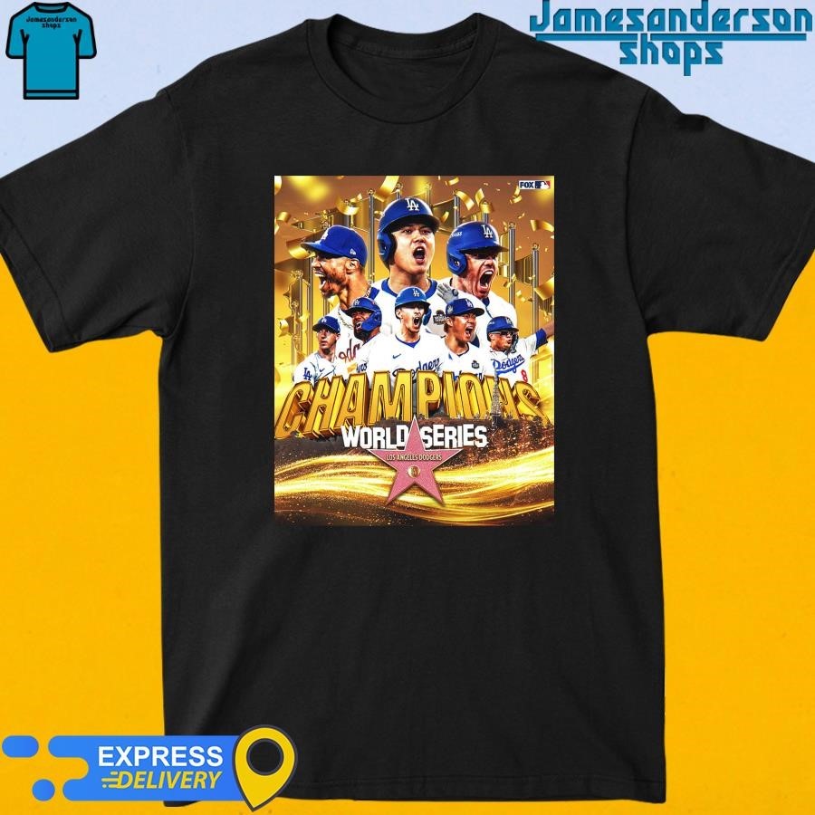 Officiallosangelesdodgerschampionsworldseries2024postertshirt