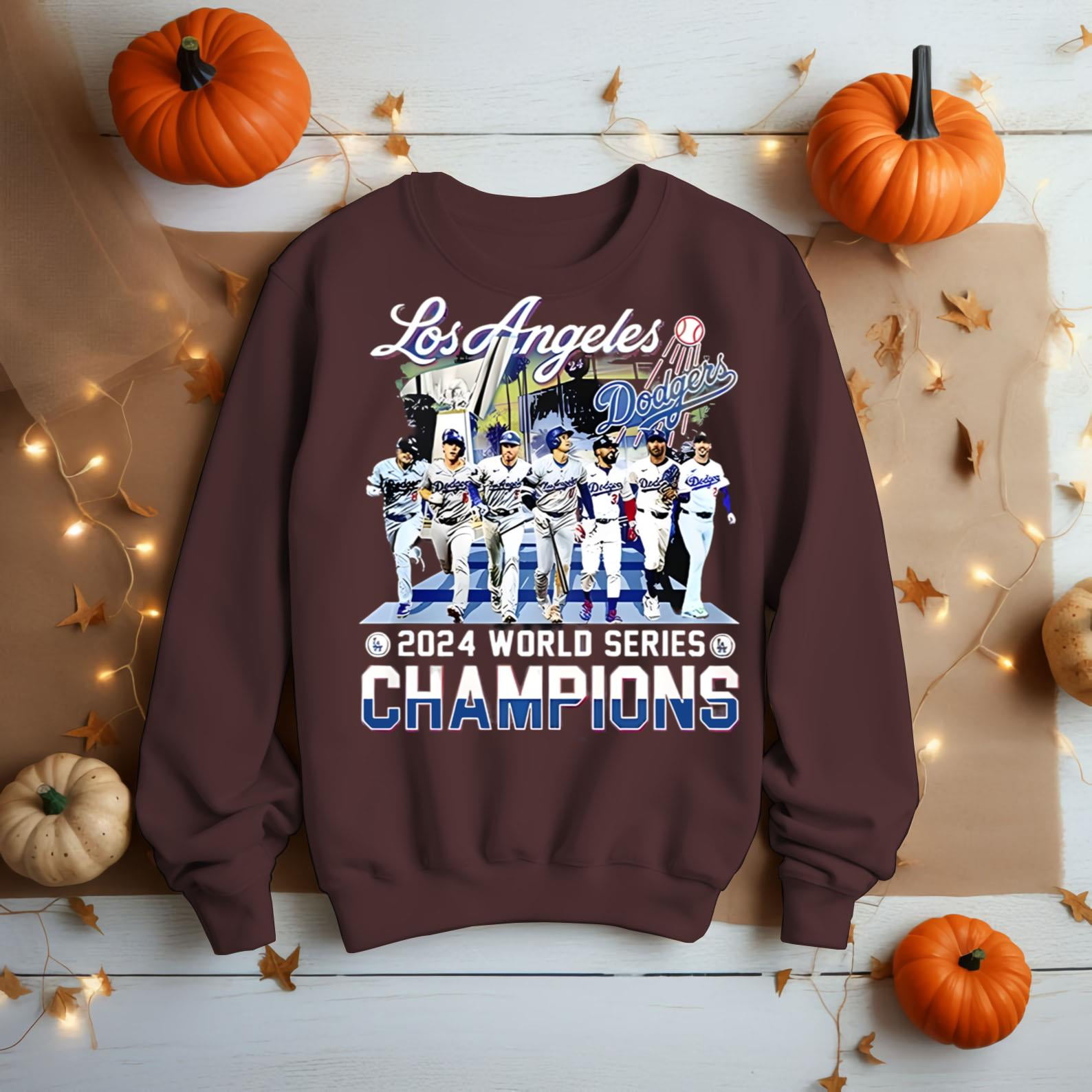 Officiallosangelesdodgersplayerwalking2024worldserieschampions