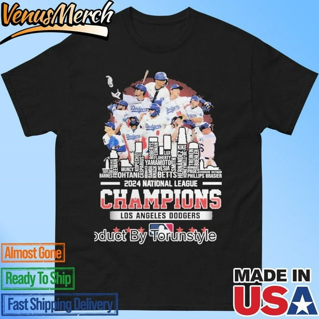 Officialmlblosangelesdodgersnlcschampions2024shirt