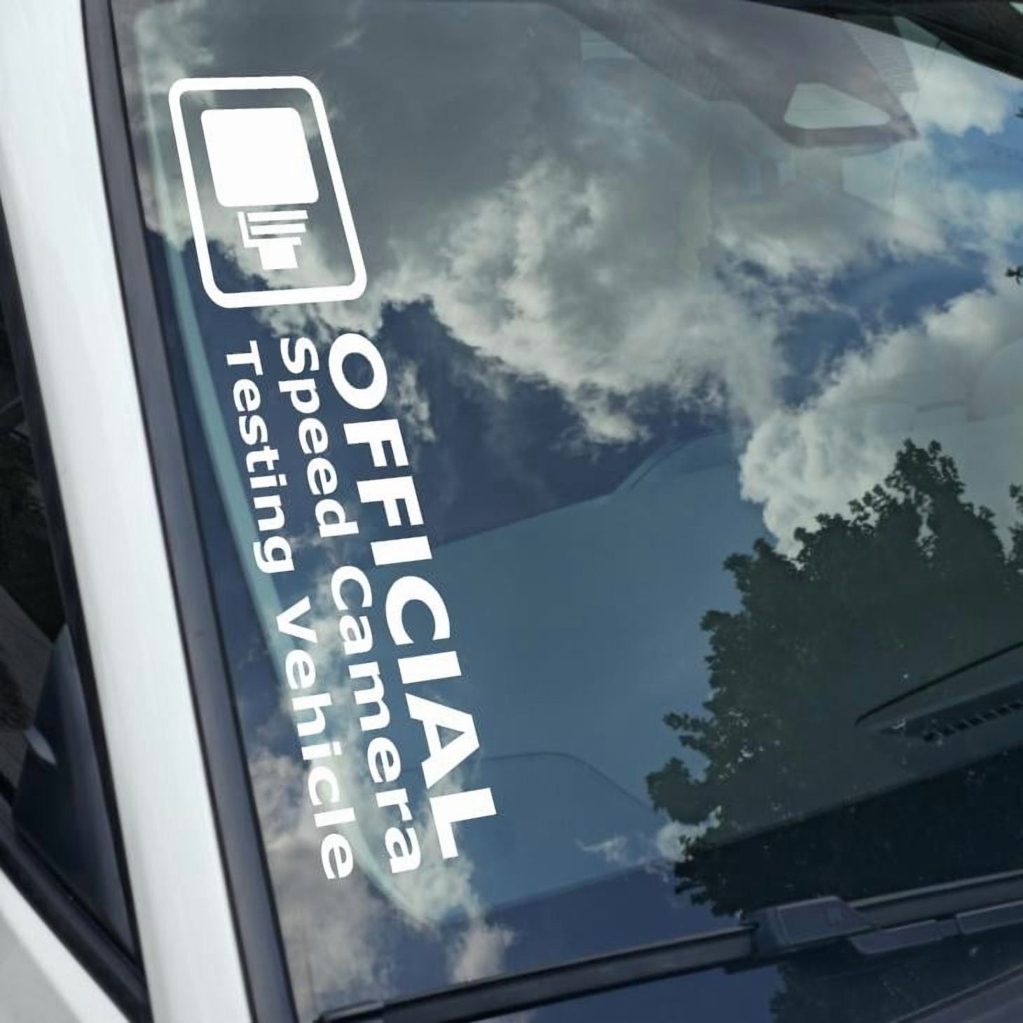 Official speed camera test vehicle Vinyl Decal Sticker Bumper Window UV ...
