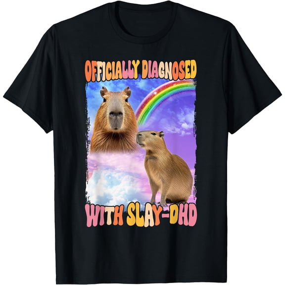 Officially Diagnosed With Slay-Dhd T-Shirt, Unisex T-Shirt