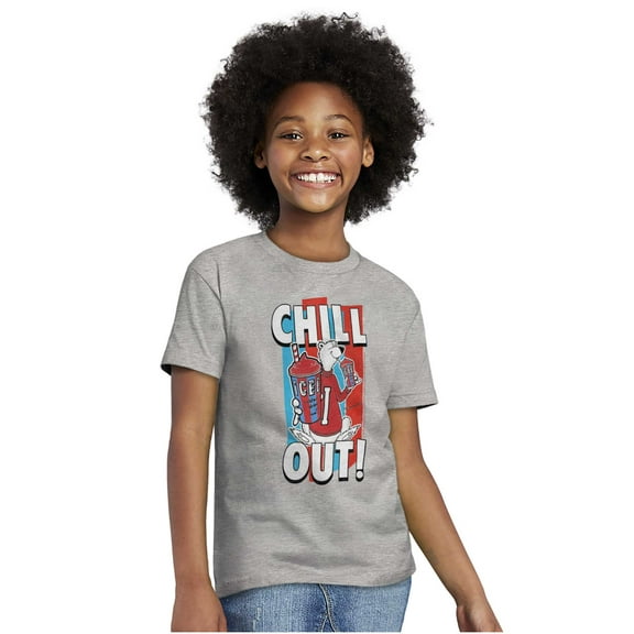 Officially Icee Logo Chill Out Crewneck T Shirts Boy Girl Teen Brisco Brands S
