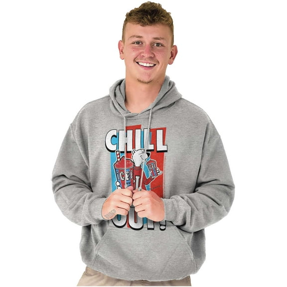 Officially Icee Logo Chill Out Hoodie Sweatshirt Women Men Brisco Brands L