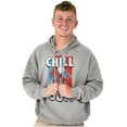 thumbnail image 1 of Officially Icee Logo Chill Out Hoodie Sweatshirt Women Men Brisco Brands S, 1 of 6