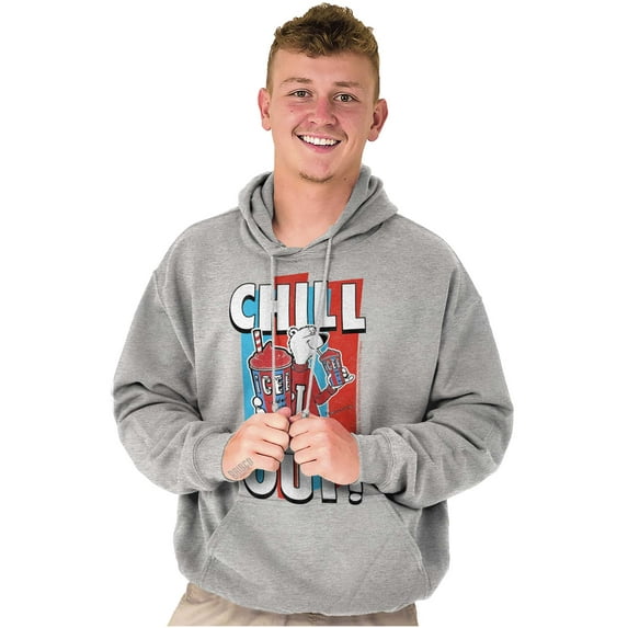 Officially Icee Logo Chill Out Hoodie Sweatshirt Women Men Brisco Brands S