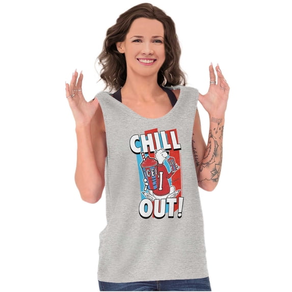 Officially Icee Logo Chill Out Tank Top T Shirts Men Women Brisco Brands S