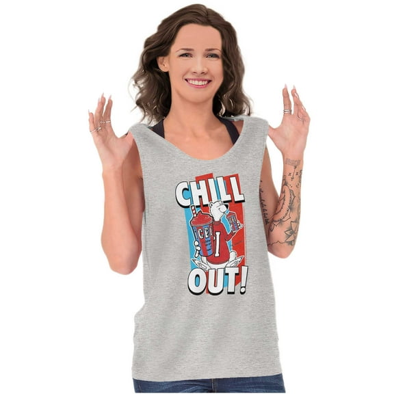 Officially Icee Logo Chill Out Tank Top T Shirts Men Women Brisco Brands S