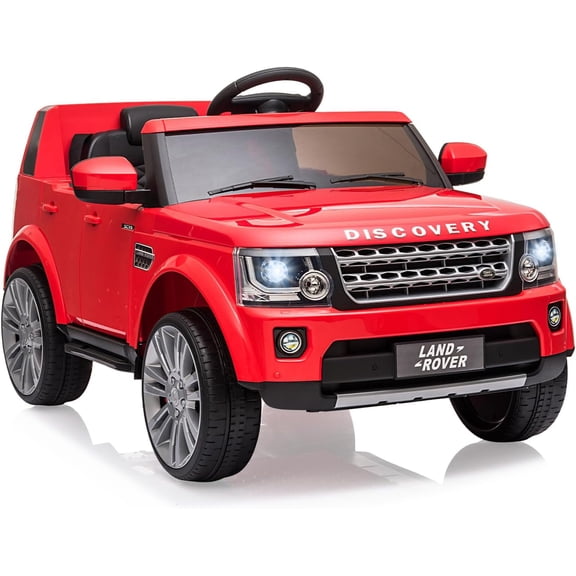 Officially Licensed 12V Electric Ride-On SUV, 3-Speed Adjustment, 2-in-1 Remote & Manual Control, Spring Suspension, LED Headlights, Bluetooth Music, 65 LBS Max Load,Red