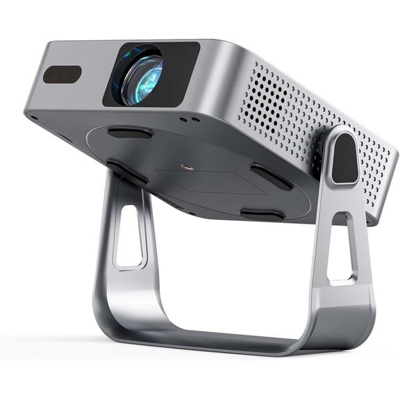 Officially-Licensed APP & 2000ANSI Smart Mini Projector with WiFi and Bluetooth, Native 1080P Auto Focus & Keystone Portable Outdoor Projector, 4K Support Movie Projector for Display Booths
