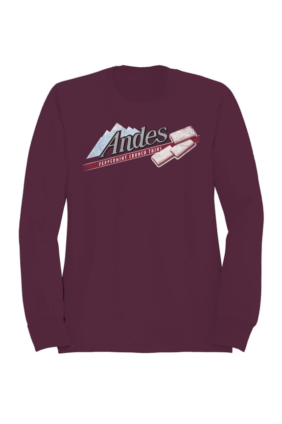 Officially Licensed Andes Mint Chocolate Candy Bars Women's Sweatshirt