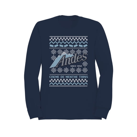 Officially Licensed Andes Mint Chocolate Ugly Sweater Design Men's Sweatshirt
