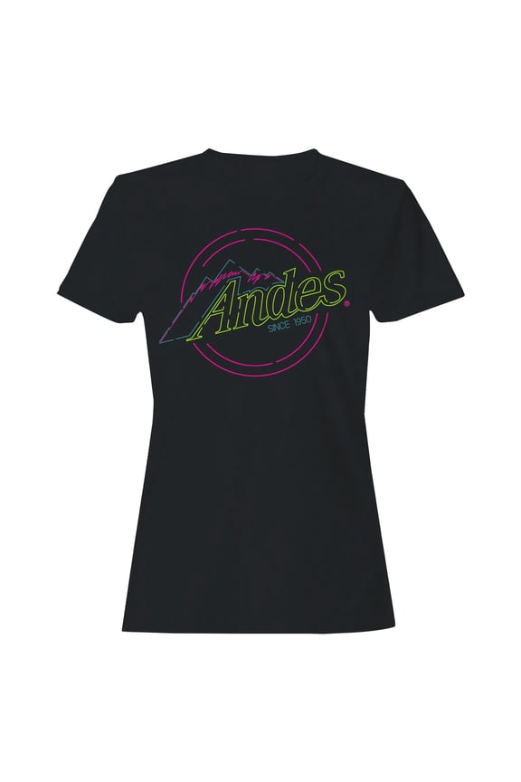 Officially Licensed Andes Mint Retro Neon Sign Women's T-shirt