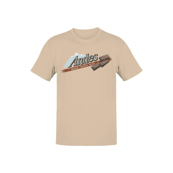 Officially Licensed Andes Mint Toffee Crunch Thins Delight Men's T-shirt