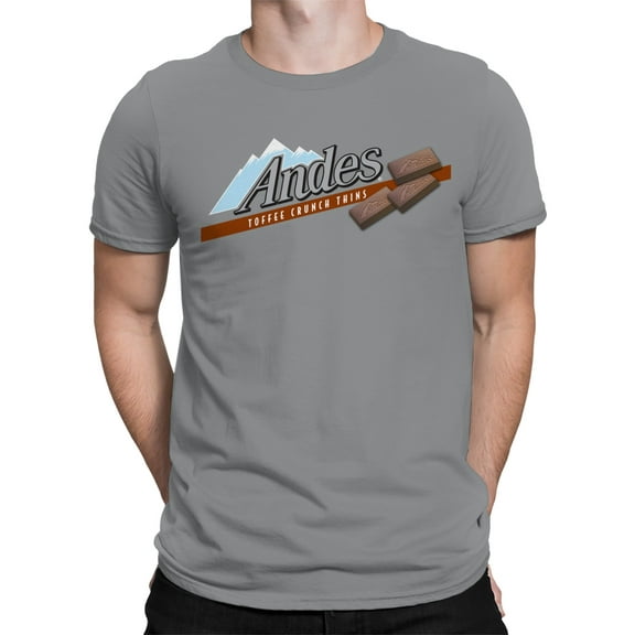 Officially Licensed Andes Mint Toffee Crunch Thins Men's T-shirt