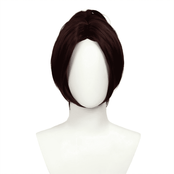 Cosplay Wig: Attack on Titan Final Season 4, Hange Zoe, Dark Brown