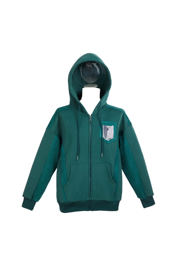 [Officially Licensed] Attack on Titan Hoodie Long Sleeved Casual Fall Sweatshirt Sweatshirt