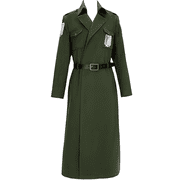 [Officially Licensed] Attack on Titan Survey Corps Trench Coat Costume, S