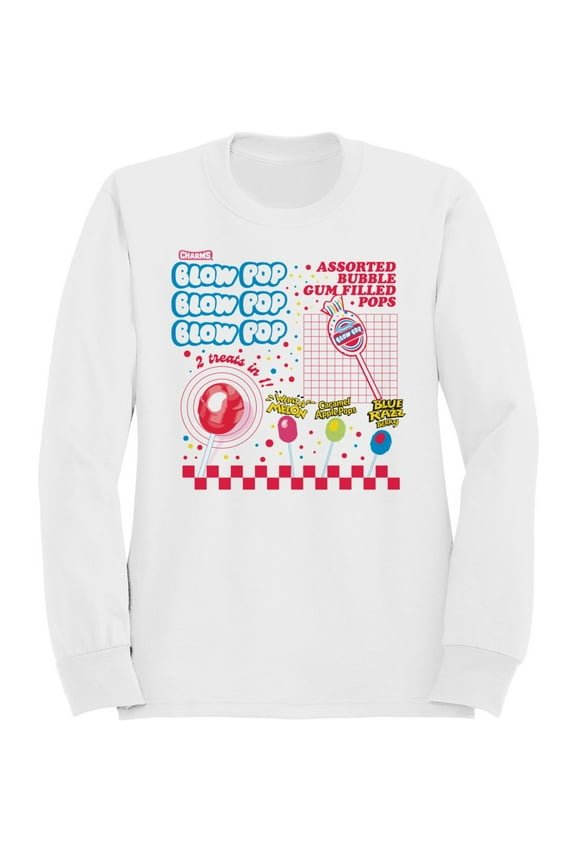 Officially Licensed Blow Pop Bubble Gum Lollipop Assortment Women's Sweatshirt