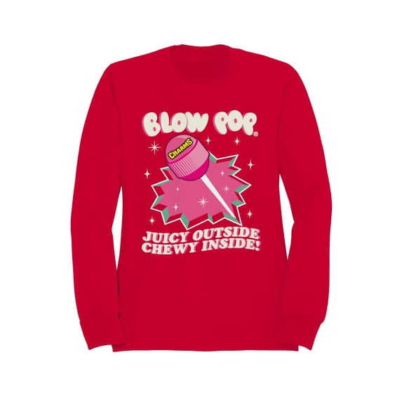 Officially Licensed Blow Pop Charms Blow Pop Design Women's Sweatshirt