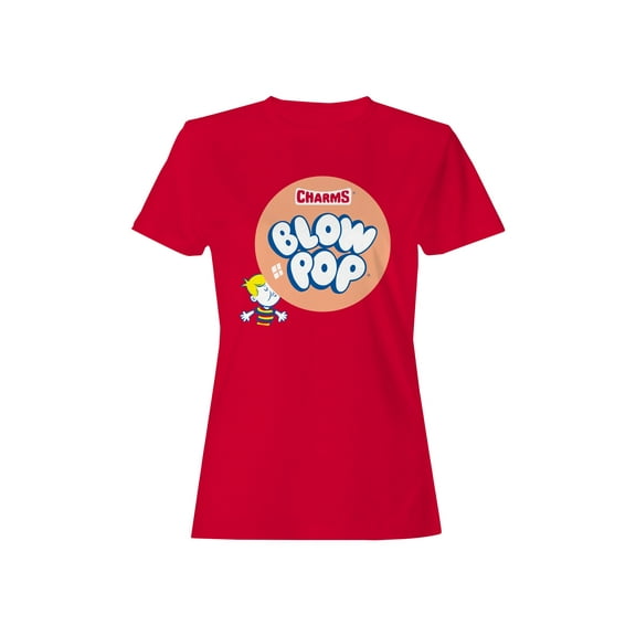 Officially Licensed Blow Pop Lollipop Candy Charms Treat Women's T-shirt