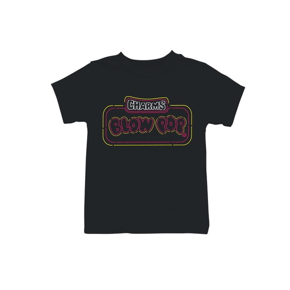 Officially Licensed Blow Pop Neon Blow Pop Sign Decor Youth's T-shirt