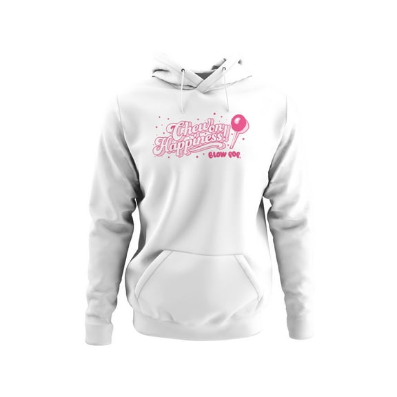 Officially Licensed Blow Pop Pink Pop Art Graphic Men's Hoodie