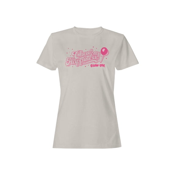 Officially Licensed Blow Pop Pink Pop Art Graphic Women's T-shirt