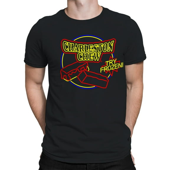 Officially Licensed Charleston Chew Neon Sign Men's T-shirt