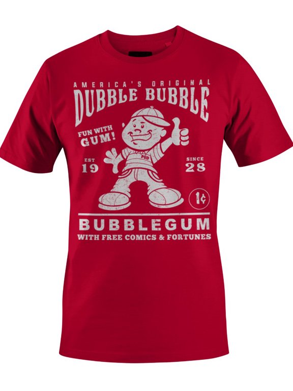Officially Licensed Classic Dubble Bubble Advertisement Men's T-shirt