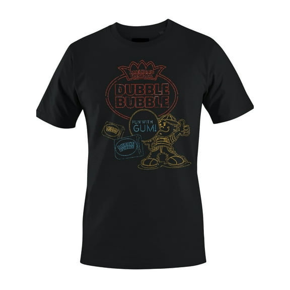 Officially Licensed Classic Dubble Bubble Gum Advertisement Men's T-shirt