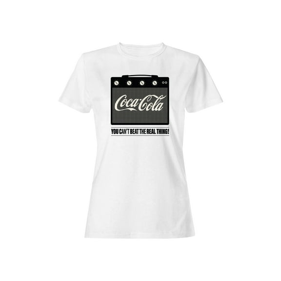Officially Licensed Coca Cola Amplifier Design Art Women's T-shirt