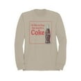 thumbnail image 1 of Officially Licensed Coca Cola Buy the World a Coke Graphic Women's Sweatshirt, 1 of 3