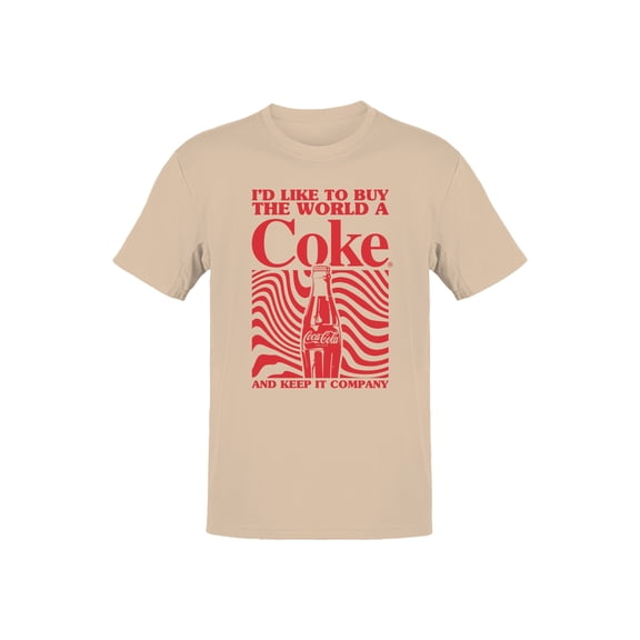 Officially Licensed Coca Cola Buy the World a Coke Men's T-shirt