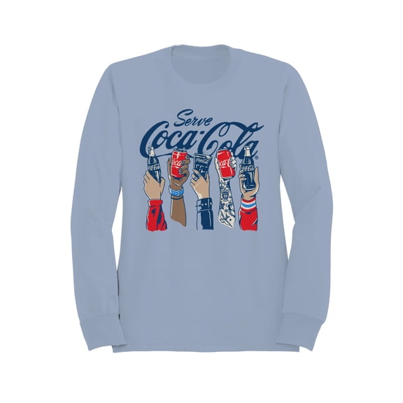 Officially Licensed Coca Cola Celebrate with Coca-Cola Artwork Men's Sweatshirt