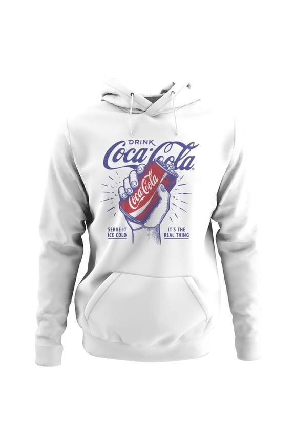 Officially Licensed Coca Cola Classic Coca-Cola Can Design Art Men's Hoodie