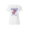 thumbnail image 1 of Officially Licensed Coca Cola Classic Coca-Cola Can Design Art Women's T-shirt, 1 of 3