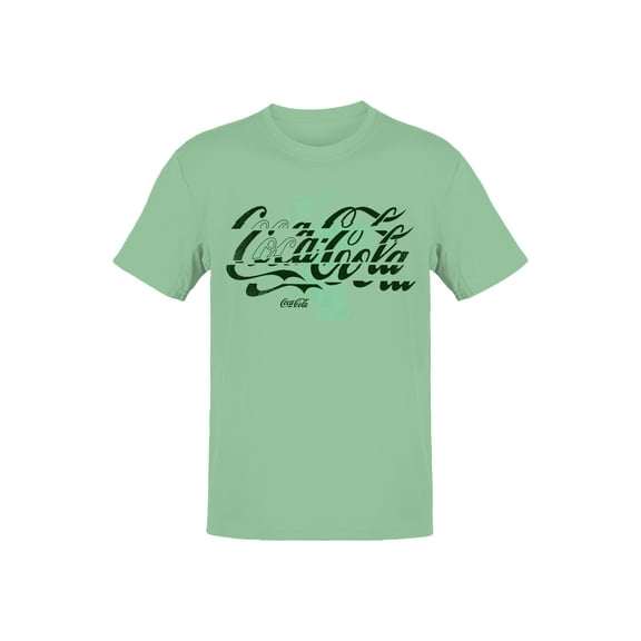 Officially Licensed Coca Cola Classic Coke Bottle Design Men's T-shirt