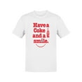 thumbnail image 1 of Officially Licensed Coca-Cola Classic Enjoy Logo Art Graphic Men's T-shirt, 1 of 3