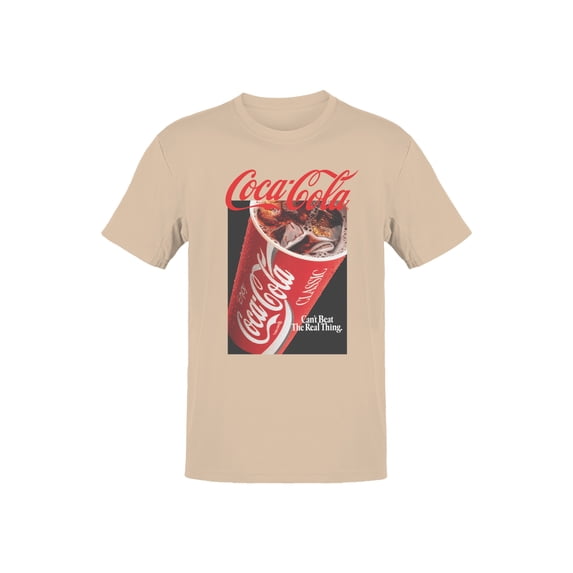 Officially Licensed Coca Cola Classic Real Thing Men's T-shirt