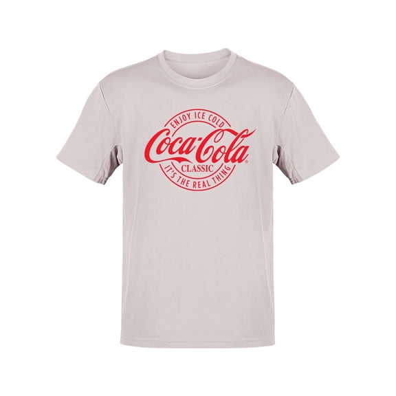 Officially Licensed Coca-Cola Classic Six-Pack Vintage Graphic Art Men's T-shirt
