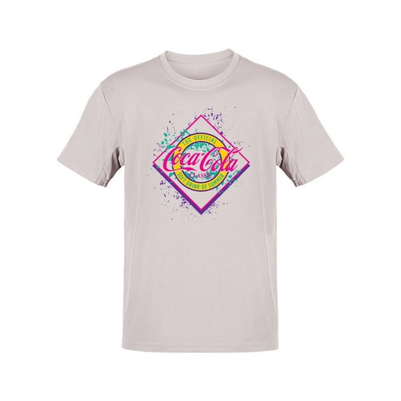 Officially Licensed Coca-Cola Classic Six-Pack Vintage Graphic Art Men's T-shirt