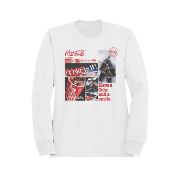Officially Licensed Coca Cola Classics: Coke Is It! Men's Sweatshirt