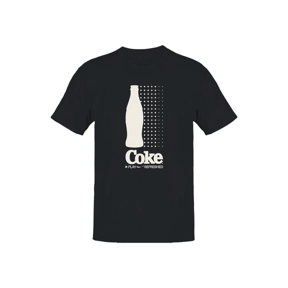 Officially Licensed Coca Cola Coke Bottle Play Refreshed Men's T-shirt